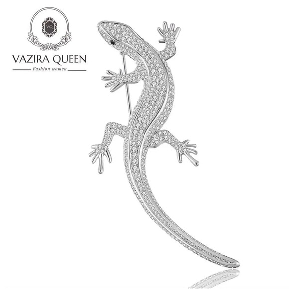 VQ Lizard Brooch - Picture 1 of 6